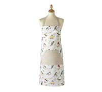Cooksmart - Cotton apron, floral pattern, 100% cotton, Multicolor, 61x84,Multicolor,9104