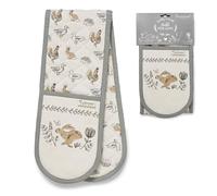 Cooksmart Country Animals Double Oven Gloves
