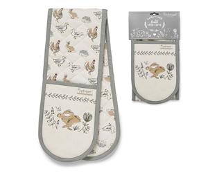 Cooksmart Country Animals Double Oven Gloves