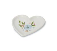 Cooksmart Country Floral Ceramic Tea Bag Tidy | Tea Bag Holder with Charming Country Floral Design | Perfect Kitchen Accessory for Tea Lovers | Keeps Countertops Clean & Organized