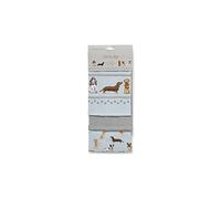 Cooksmart Curious Dogs Set of 3 Tea Towels