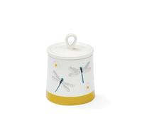 Cooksmart English Meadow Ceramic Sugar Bowl with Lid for Kitchen Use