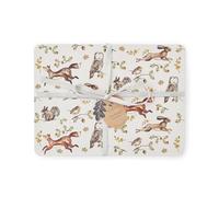 Cooksmart Forest Fable Cork Placemats, Set of 4 Table Mats | British designed, woodland animal print, heat resistant, durable construction, easy wipe clean, dining protection
