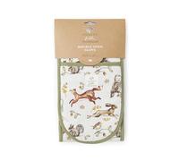 Cooksmart Forest Fable Double Oven Glove | British Designed 100% Cotton Twill | Heat Resistant to 250°C | Woodland Animal Print | Thick Padded Protection | Machine Washable Kitchen Essential
