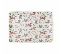 Cooksmart Forest Fable Large Tray | British Designed Woodland Animal Print Tray | Durable & Lightweight Melamine Blend | Decorative Serving Tray for Drinks & Snacks | Wipe Clean Only