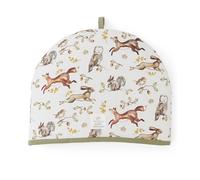 Cooksmart Forest Fable Tea Cosy | British Designed 100% Cotton Twill | Insulated Teapot Warmer | Woodland Animal Print | Thick Padded Heat Retention | Machine Washable Kitchen Accessory