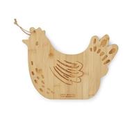Cooksmart Hen House Lane Bamboo Hen Shaped Board | Wooden Chopping Board for Kitchen | Eco-Friendly Farmhouse Design | Durable & Stylish Food Prep Board | Ideal for Serving & Display