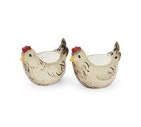 Cooksmart Hen House Lane Egg Cups, Set of 2 Stoneware