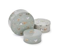 Cooksmart Hen House Lane Set of 3 Round Cake Tins | Nesting Storage Tins for Cakes, Biscuits & Baked Goods | Farmhouse Kitchen Design | Durable Tin Plate | Stylish & Practical Baking Storage
