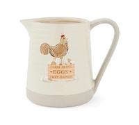 Cooksmart Hen House Lane Small Jug, Embossed Stoneware