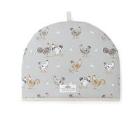 Cooksmart Hen House Lane Tea Cosy | British Designed Farmhouse-Inspired Teapot Warmer | 100% Cotton with Polyester Wadding | Stylish & Insulated Kitchen Accessory | Machine Washable