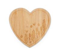 Cooksmart Homestead Bamboo Heart Shaped Board