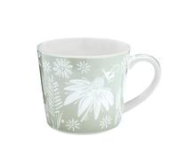 Cooksmart Homestead Sage British Designed Ceramic Coffee Mug | Large capacity, conical shape, ceramic construction, suitable for home or work, ideal for hot drinks