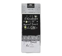 Cooksmart Let The Good Times Be Gin Tea Towels 3pk