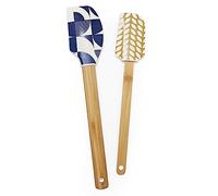 Cooksmart Pack of 2 Spatulas for Cooking | British Designed Cooking Spatula Great for Cooking Fry Up's | Spatulas & Turners for All Kitchens - Bauhaus Geo