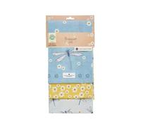 Cooksmart Pack of 3 Kitchen Tea Towels, Modern Cotton Towel Set