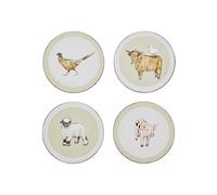 Cooksmart Pack of 4 Drink Coasters | British Designed Eco Cork Drinks Coasters For Modern Homes | Coasters For Drinks For All Types of Cups & Mugs - Buttercup Farm