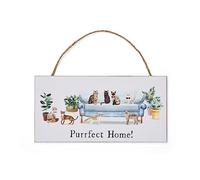 Cooksmart Purrfect Home Motivational Quote Plaque