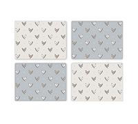 Cooksmart Placemats, Pack of 4 Farmers Kitchen in Blue | Charlies
