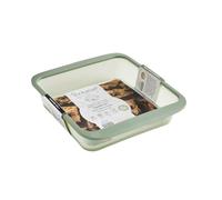 Cooksmart Signature Smart Flex Square Tin - Silicone | Non-Stick | Oven, Freezer & Dishwasher Safe | BPA-Free | Flexible & Durable | Green