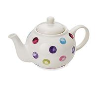 Cooksmart Spotty Dotty Ceramic Teapot