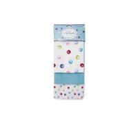 Cooksmart Spotty Dotty Pack of 3 Tea Towels