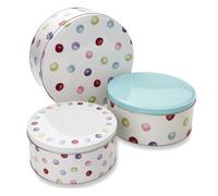 Cooksmart Spotty Dotty Set Of 3 Round Cake Tins