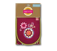 Cooksmart Suzani Double Oven Glove, Purple