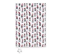 Cooksmart Tea Towel & Cookie Cutter Sets Christmas Gonks Tea Towel & Cutter Set For Kitchen | Lovely Kitchen Accessories For Home & Restaurent | Ideal Kitchen Towel For Daily Use