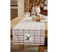 Cooksmart Winter Stag Table Runner, Multi