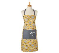 Cooksmart Women's Cotton Kitchen Apron, Retro Meadow Design | 100% cotton fabric, practical pockets, comfortable fit, suitable for cooking, baking and everyday kitchen tasks