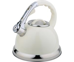 CookSpace 3.5 Litre Stainless Steel Induction Whistling Kettle (Cream)