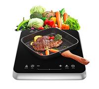 COOKTRON Portable Induction Hob 2000W With Fast Warm-Up Mode, Single Induction Cooker With 10-Level Power and Temperature Control, Electric Induction Hot Plate With Child Lock, 4-Hour Timer