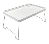Cookware Organizer Lap Desk with Cup Holder Portable Foldable Plastic Lapdesk Multifunctional for Working Reading Eating White Computer Folding Table Bay Window Study Bed Portable.
