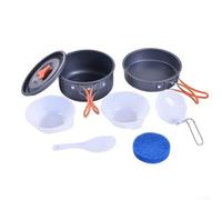 Cookware Set for 12 People, Lightweight and Compact Design for Outdoor Cooking Adventures