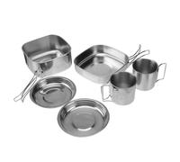 Cookware Set Stainless Steel for 3-4 People Outdoor Hiking