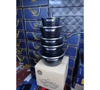 Cookware Set Stock Pots and Pans Non Stick Die-Casting 5pc - BLACK