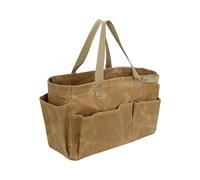 Cookware Storage Bag - Camping Equipment Bag, Camping Shopping Bag, Cookware Holder, Waterproof, Multifunctional Garden Tool Bag Organizer, Cookware Accessories Tools, Khaki, 説明を参照してください, See