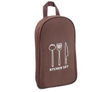 Cookware Storage Bag - Camping Hiking Kitchen Organizer, BBQ Utensils Pouch, Outdoor Cooking Gear Bag | Travel Oxford Camp Kitchen Storage Pouch for Camping, Hiking, BBQ, Picnic Adventures