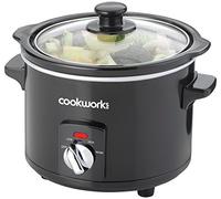 Cookworks 1.5L Compact Slow 120 Watts Cooker - Black