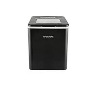 Cookworks 1.8L Ice Cube Maker Machine with Fast 8 Minute Ice Making, 12kg Daily Capacity, Small & Large Ice Cube Sizes, Portable Countertop Ice Maker with Scoop & Basket, Black