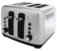 Cookworks 4 Slice Toaster - Stainless Steel