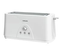 Cookworks Long Slot 4 Slice Toaster - White