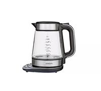 Cookworks Variable Temperature Glass Kettle - S/Steel