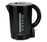 Cookworks WK8321 Electric Kettle, 1.7L Capacity, Water Level Indicator,2200W, Fast Boil, BPA-Free, Cordless Design, Stainless Steel,Black