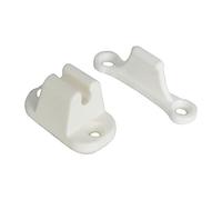 Cookwowe Door Retainer Kit T Shape Door Stop Retaining Catch Latch for Rv Caravan Boat Door Retainer Holder White