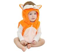 COOKY.D Baby Girl Boy Cute Animal Romper Unisex Toddler Newborn Sleeveless Hooded Bodysuits Outfits Jumpsuit,Fox 12-18 Months