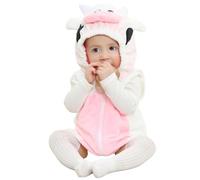 COOKY.D Baby Girl Boy Cute Animal Sleeveless Hooded Romper Unisex Toddler Newborn Outfits Jumpsuit,Cow 0-6 Months