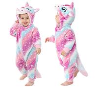 COOKY.D Baby Girls Boys Hooded Romper Long Sleeve Winter Cosplay Costume Jumpsuit for 12-18 Months, Star