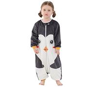 COOKY.D Penguin Long Sleeve Baby Sleeping Bags with Legs,5-6 Years